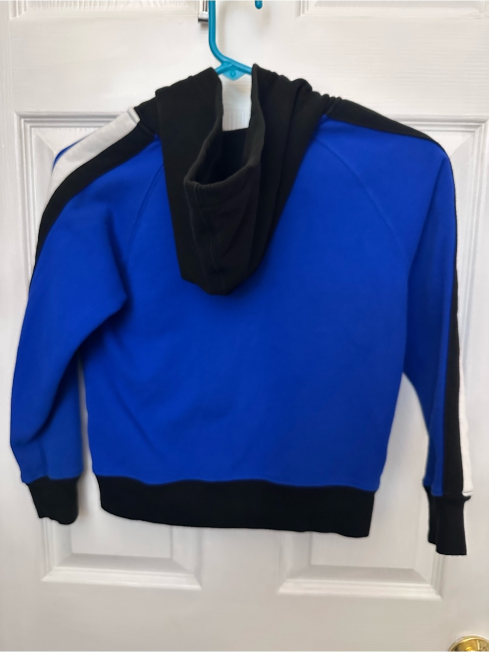 Polo by Ralph Lauren Royal Blue Zip Hoodie with White Polo Logo - Picture 3 of 3
